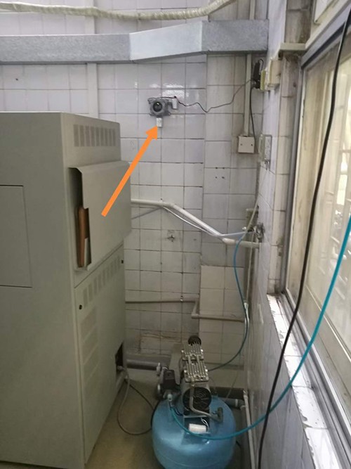 過氧化氫檢測儀安裝方案現場圖